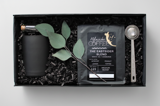 Fresh Roasted Coffee, Candle, Gift Box_Black